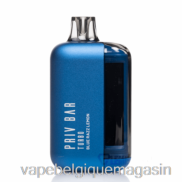 Vape Belgique Smok Priv Bar Turbo 15k Jetable Bleu Razz Citron